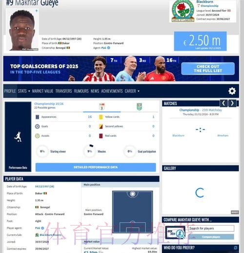 布莱克本将获180万镑转会费，盖耶转投上海申花